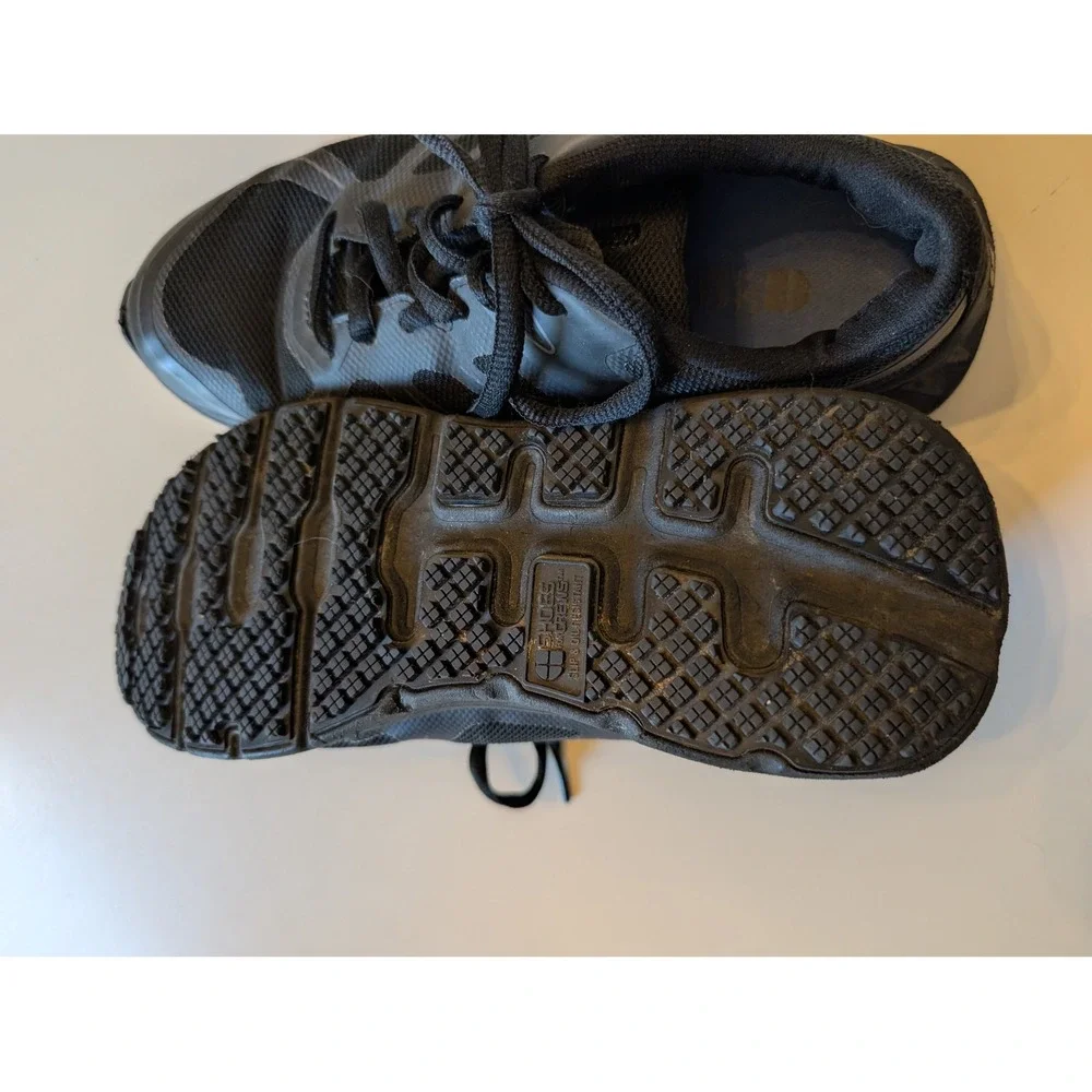 Shoes For Crews Vitality II Womens 7 Black Slip‎ Resistant Athletic Work Shoes